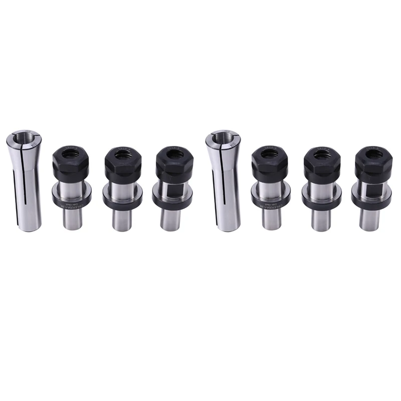6 Pieces Of 3/4 ER20 1.38 Chuck Chuck + 2 Pc R8 Chuck 3/4, With Flat TTS System Kit, Tool Holder
6 Pieces Of 3/4 ER20 1.38 Chuck Chuck + 2 Pc R8 Chuck 3/4, With Flat TTS System Kit, Tool Holder
