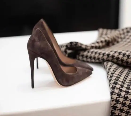 Carpaton Pointed Toe High Heel Shoe Woman Sexy Thin Heels Pumps High Quality Suede Stiletto Heels 12cm Shoes
Carpaton Pointed Toe High Heel Shoe Woman Sexy Thin Heels Pumps High Quality Suede Stiletto Heels 12cm Shoes