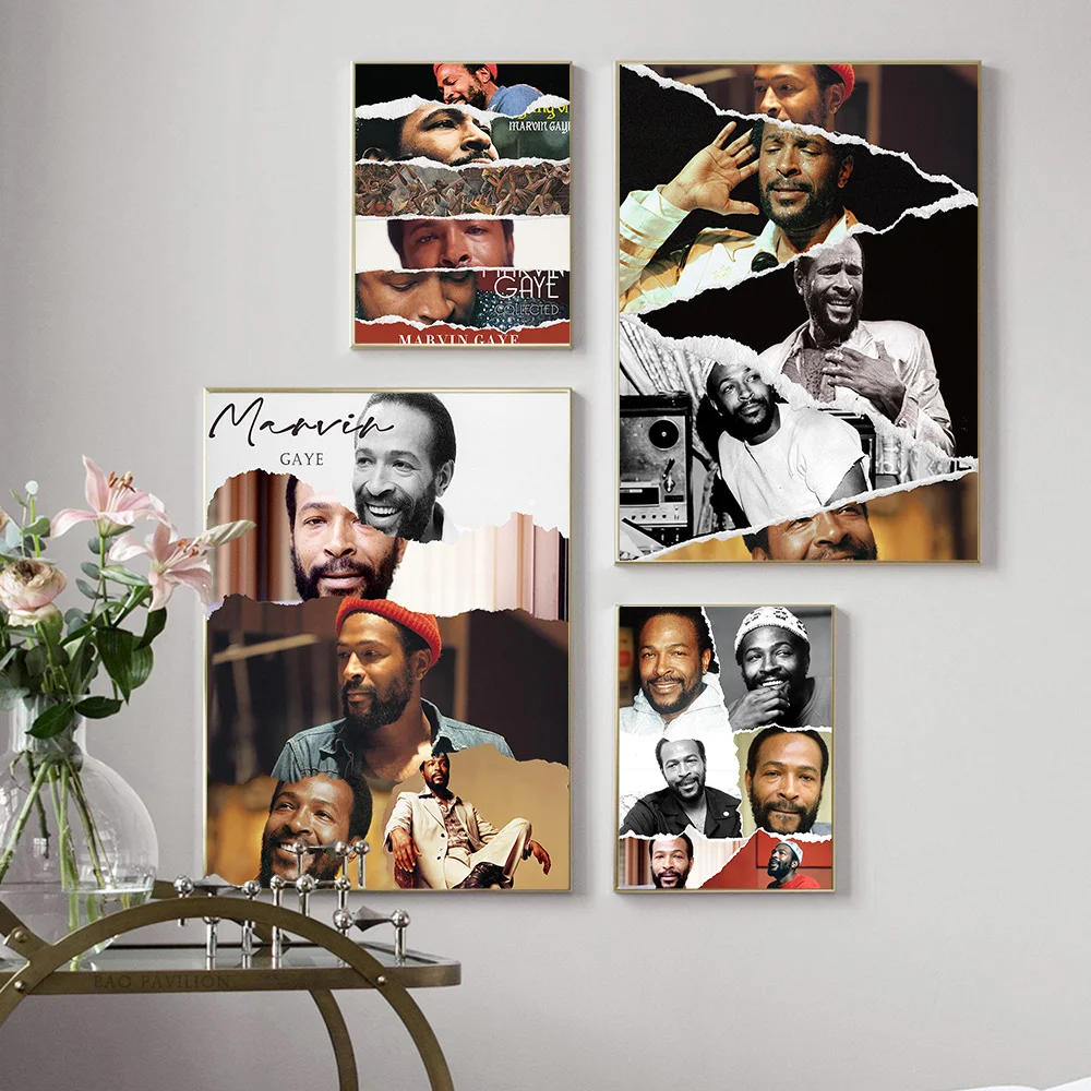 Marvin Gaye Famous Singer Music Poster Star Photo Wall Art Print Stickers Modern Decor Canvas Painting
Marvin Gaye Famous Singer Music Poster Star Photo Wall Art Print Stickers Modern Decor Canvas Painting