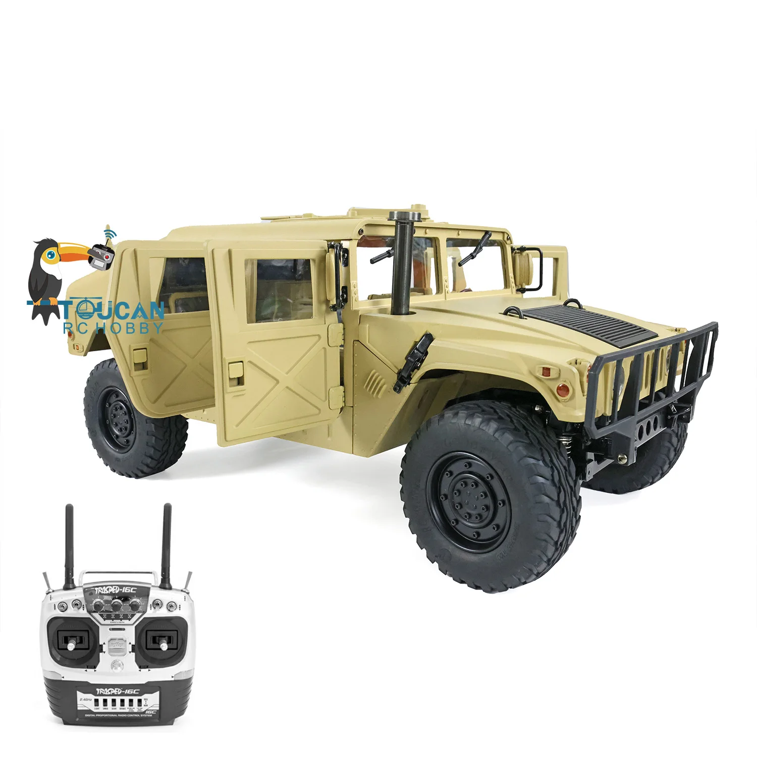 HG RTR 1/10 4*4 Military P408 RC Car Remote Control Crawler Light Sound System Outdoor Toys For Boys Gift TH15073-SMT6
HG RTR 1/10 4*4 Military P408 RC Car Remote Control Crawler Light Sound System Outdoor Toys For Boys Gift TH15073-SMT6
