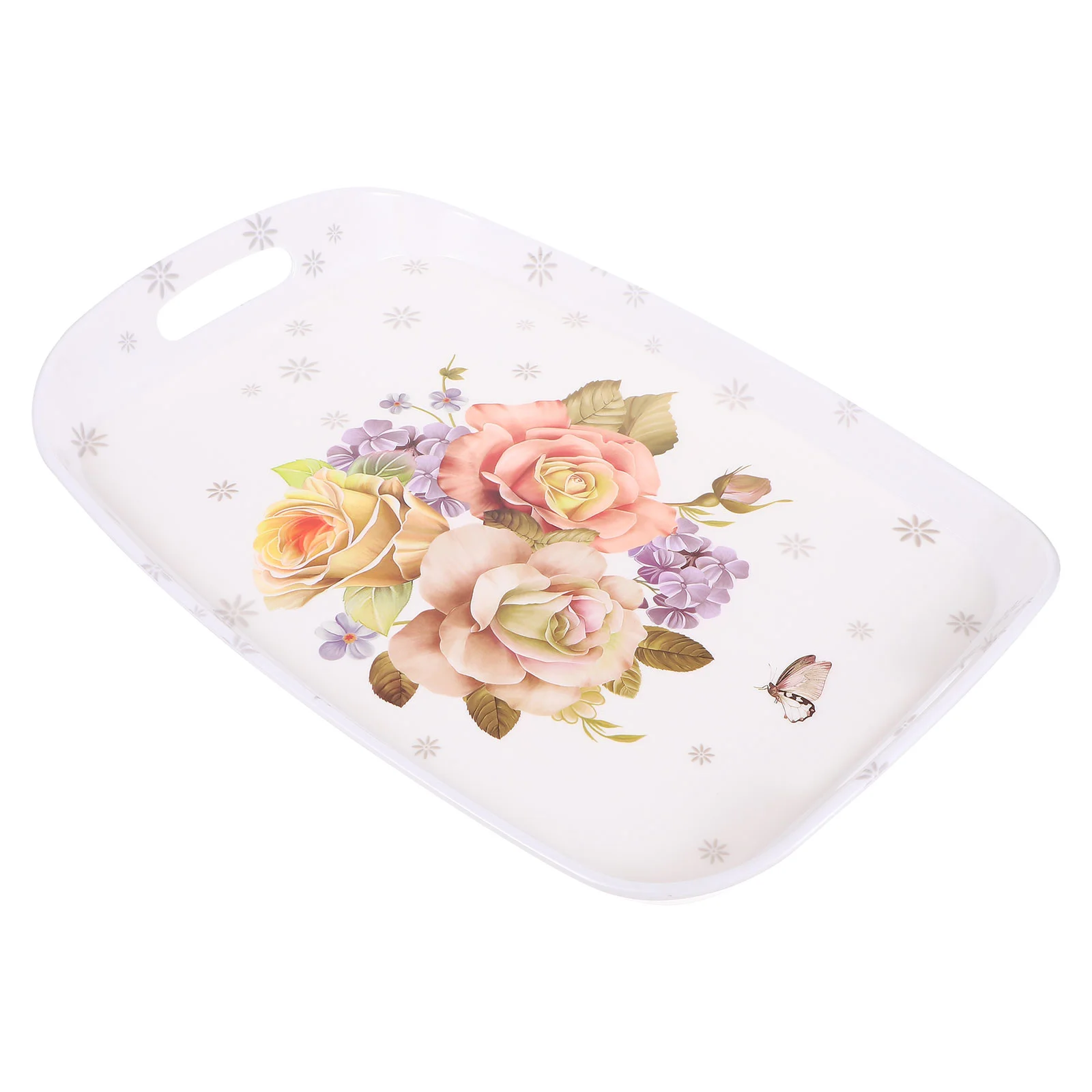 Binaural Tray Vanity Decor Household Dessert European Style Serving Coffee Multi-function Melamine Convenient Trays 
Binaural Tray Vanity Decor Household Dessert European Style Serving Coffee Multi-function Melamine Convenient Trays