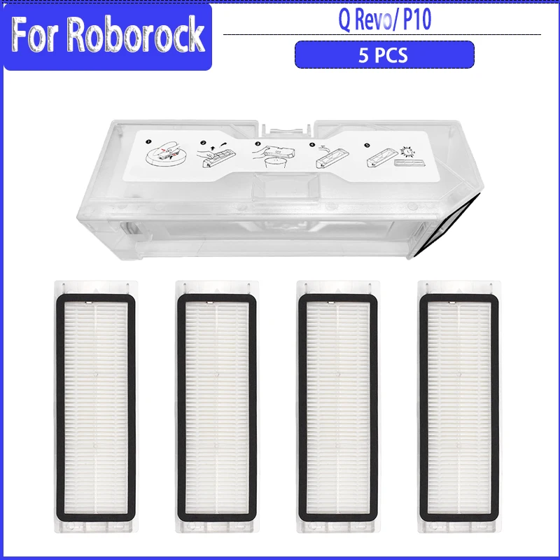 Запасные части для Roborock Q Revo / P10 A7400RR сменные детали аксессуары фильтр НЕРА