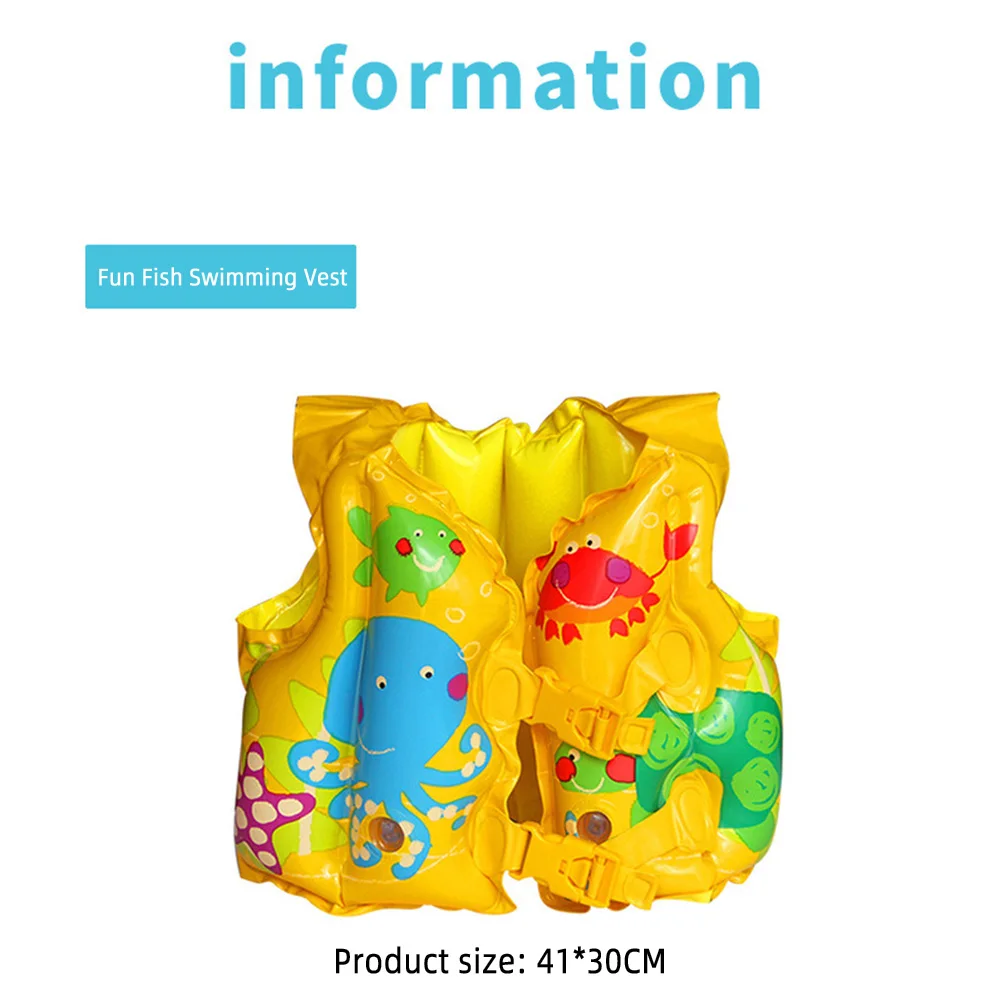 Fun Fish Vest Children's Life Jacket Infant Inflatable Swimming Vest Water Swimming Equipment Inflatable Life Jacket
Fun Fish Vest Children's Life Jacket Infant Inflatable Swimming Vest Water Swimming Equipment Inflatable Life Jacket