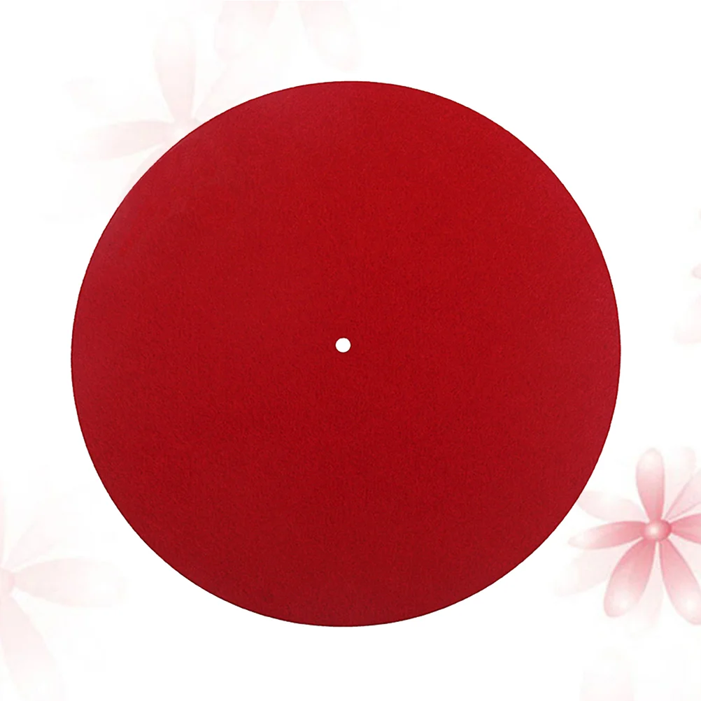 1 Pc Platter Mat Anti-vibration Red Durable Turntable Mat Platter Mat for Vinyl Record
1 Pc Platter Mat Anti-vibration Red Durable Turntable Mat Platter Mat for Vinyl Record
