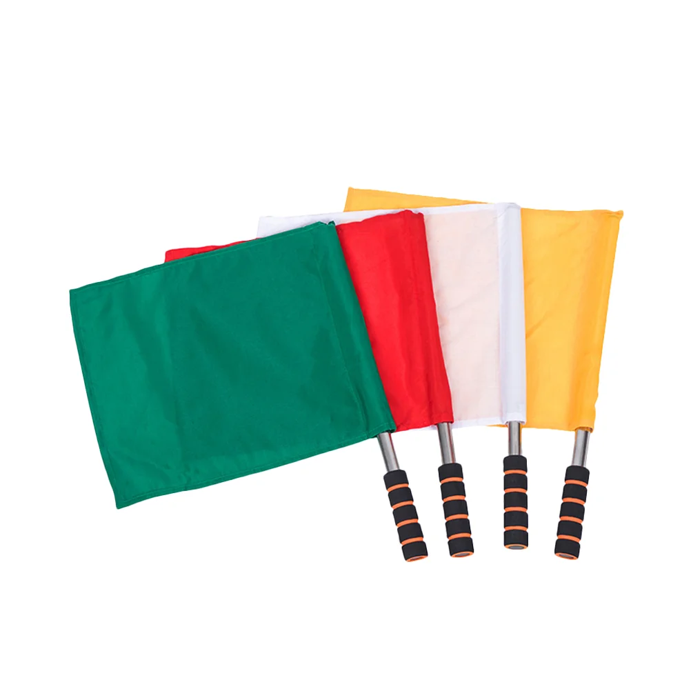 Soccer Referee Flag 4pcs Volleyball Judges Flags Linesman Flag Referee Flag Marking Flags Sports Match Football Linesman Flags
Soccer Referee Flag 4pcs Volleyball Judges Flags Linesman Flag Referee Flag Marking Flags Sports Match Football Linesman Flags