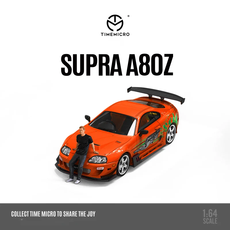 

Time Micro 1:64 Supra A80Z Форсаж краска литая модель автомобиля для дисплея и коллекции