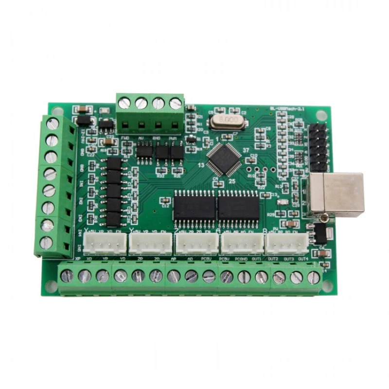 

MACH3 CNC Breakout Board USB 100KHz 5-Axis Interface Driver Motion Controller