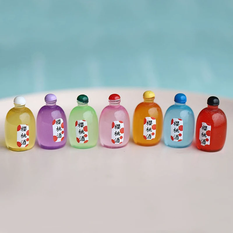 10Pcs 1/12 Dollhouse Miniature Resin Wine Bottles Mini Cherry Wine Fruit Wine Bottle Kitchen Food Dollhouse House Accessories
10Pcs 1/12 Dollhouse Miniature Resin Wine Bottles Mini Cherry Wine Fruit Wine Bottle Kitchen Food Dollhouse House Accessories