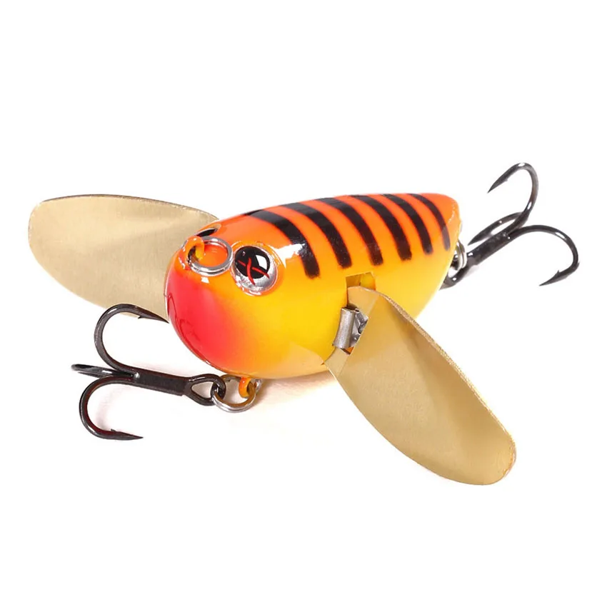 1PC Topwater Crankbait Fishing Lure 6cm 12.5g Floating Wobbler Hard Popper Isca Artificial with Metal Wings Bait 
1PC Topwater Crankbait Fishing Lure 6cm 12.5g Floating Wobbler Hard Popper Isca Artificial with Metal Wings Bait