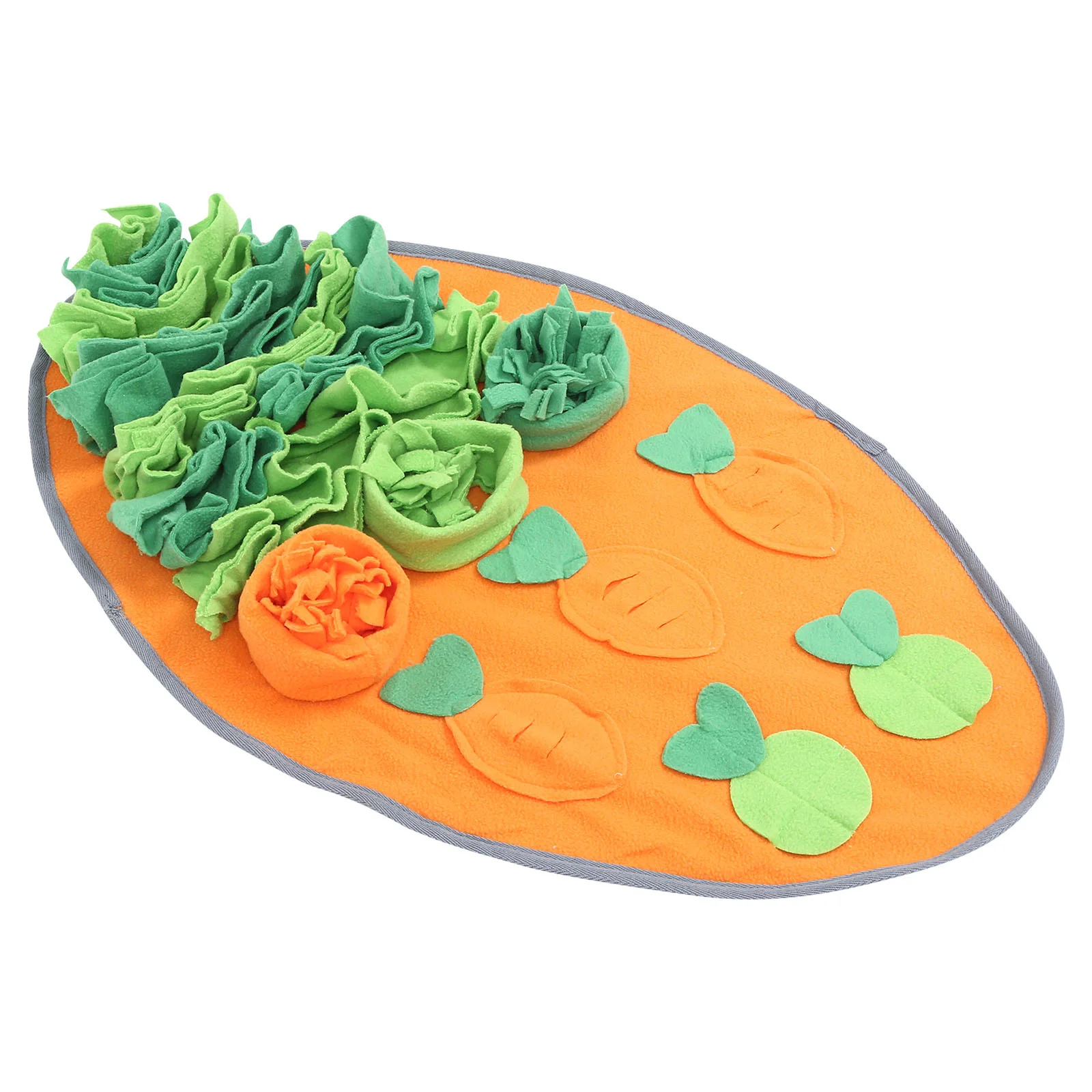 Pet Sniffing Pad Carrot Shaped Snuffle Cushion Rabbit Food Mat Pet Foraging Mat
Pet Sniffing Pad Carrot Shaped Snuffle Cushion Rabbit Food Mat Pet Foraging Mat