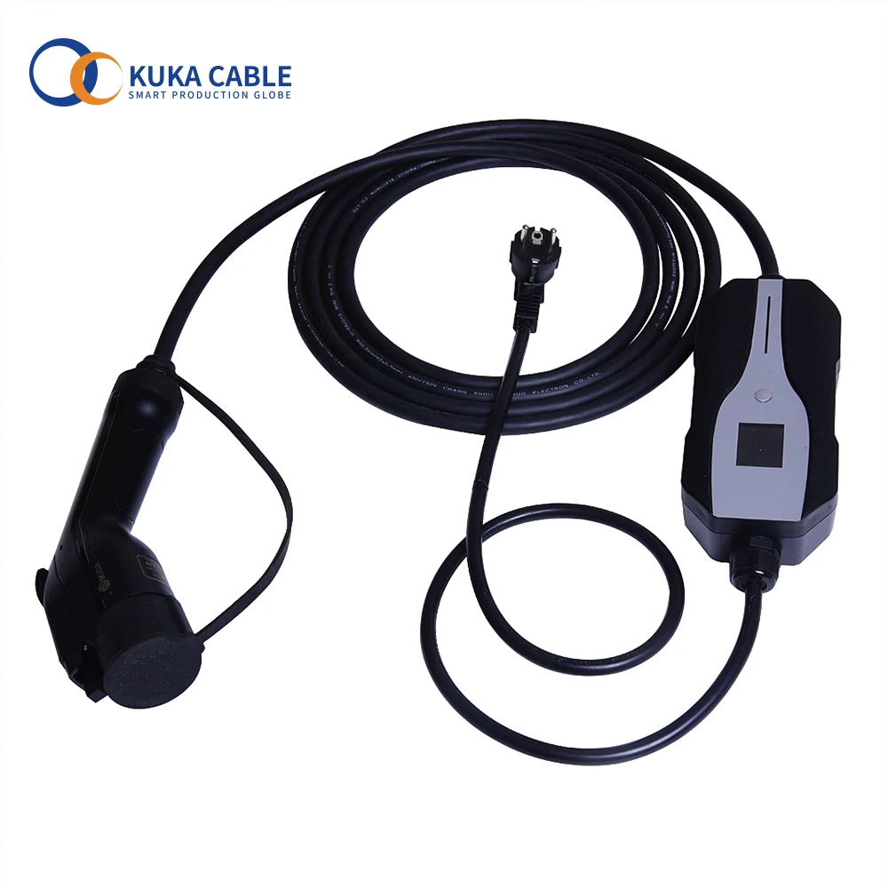 32A Adjustable Portable EV Charger Type 2 With CE Plug Electric Vehicle Car Charger
32A Adjustable Portable EV Charger Type 2 With CE Plug Electric Vehicle Car Charger