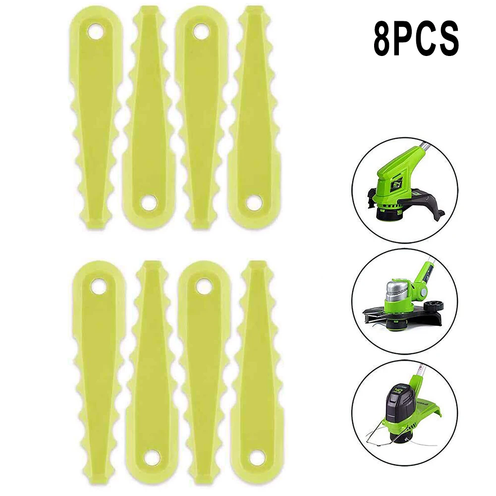 8-Pack Replacement Fixed Blades For 2-In-1 String Head Serrated For Ryobi Durable Blades Garden Power Tool Parts Accessories
8-Pack Replacement Fixed Blades For 2-In-1 String Head Serrated For Ryobi Durable Blades Garden Power Tool Parts Accessories