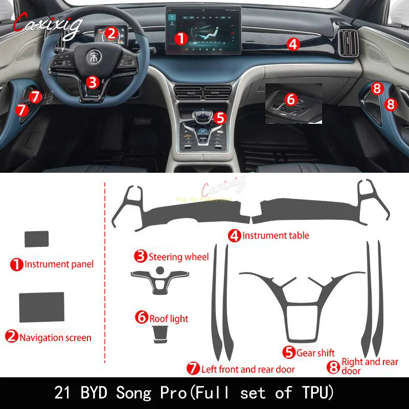 Для BYD SONG PRO 21-22 Автомобильная внутренняя центральная консоль прозрачная фотопленка с защитой от царапин аксессуары для ремонта
Для BYD SONG PRO 21-22 Автомобильная внутренняя центральная консоль прозрачная фотопленка с защитой от царапин аксессуары для ремонта