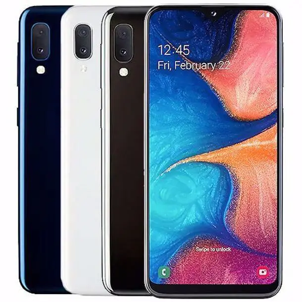Оригинальный разблокированный смартфон Samsung Galaxy A20e A202F/DS с двумя SIM-картами
