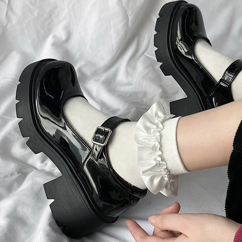 2023 Spring Platform Leather Shoes Women Flats Casual Oxford Loafers Thick Bottom Ladies Wedge Lolita Shoes Mary Jane Ladies
2023 Spring Platform Leather Shoes Women Flats Casual Oxford Loafers Thick Bottom Ladies Wedge Lolita Shoes Mary Jane Ladies