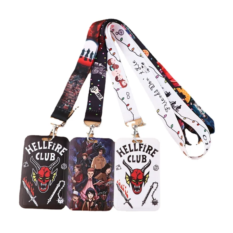 New Stranger Things 4 Card Holder with Lanyard TV Drama Print Men's Bank Card Holders Keychain Hard Shell Card Sleeves for Kids
New Stranger Things 4 Card Holder with Lanyard TV Drama Print Men's Bank Card Holders Keychain Hard Shell Card Sleeves for Kids