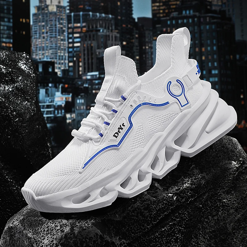 Fashion Shock Absorbing Sports Shoes for Men Breathable Knit Sneakers Men Casual Tennis Training Shoes Lightweight Running Shoes
Fashion Shock Absorbing Sports Shoes for Men Breathable Knit Sneakers Men Casual Tennis Training Shoes Lightweight Running Shoes