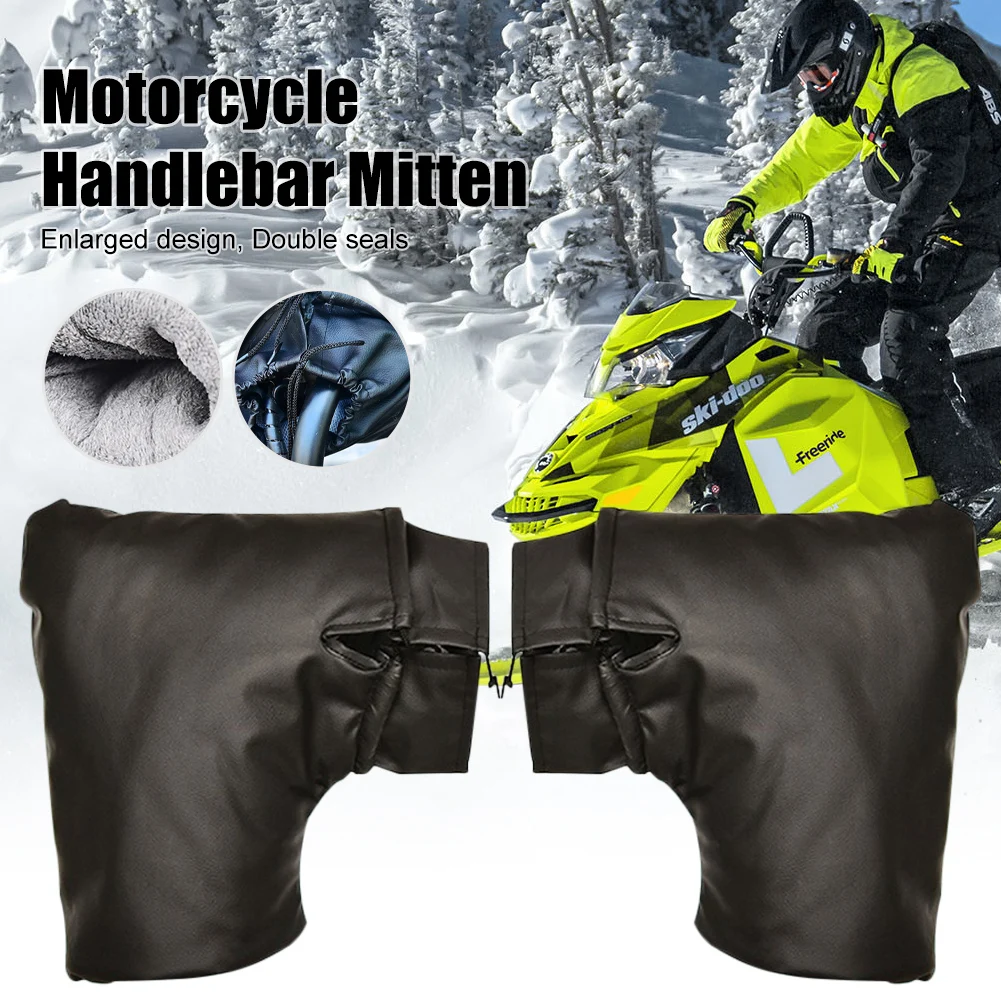 Rainproof Motorcycle Handlebar Muffs Winter Windproof Thick Warm Thermal Handle Bar Cover Gloves Universal for Motorcycles
Rainproof Motorcycle Handlebar Muffs Winter Windproof Thick Warm Thermal Handle Bar Cover Gloves Universal for Motorcycles