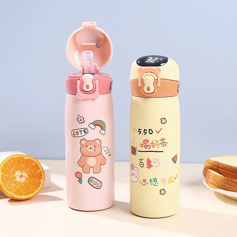Intelligent Temperature Control Cup Creative Straw Insulated Children's 304 Stainless Steel Student Water
Intelligent Temperature Control Cup Creative Straw Insulated Children's 304 Stainless Steel Student Water