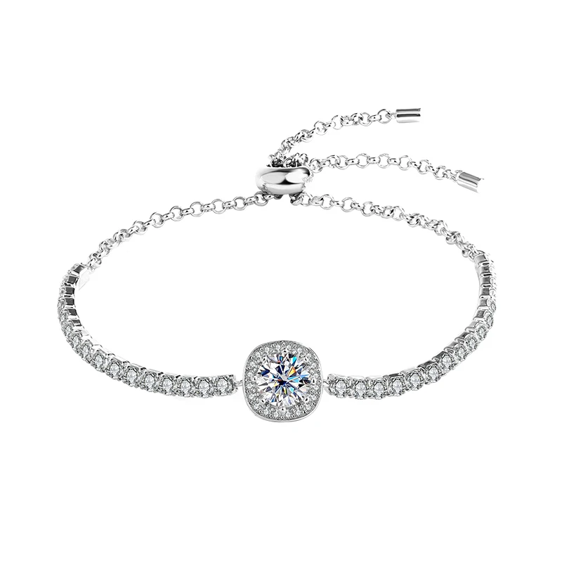 S925 Silver Moissanite Diamond Galaxy Bracelet Square Bag Simple Women's Romantic Couple
S925 Silver Moissanite Diamond Galaxy Bracelet Square Bag Simple Women's Romantic Couple