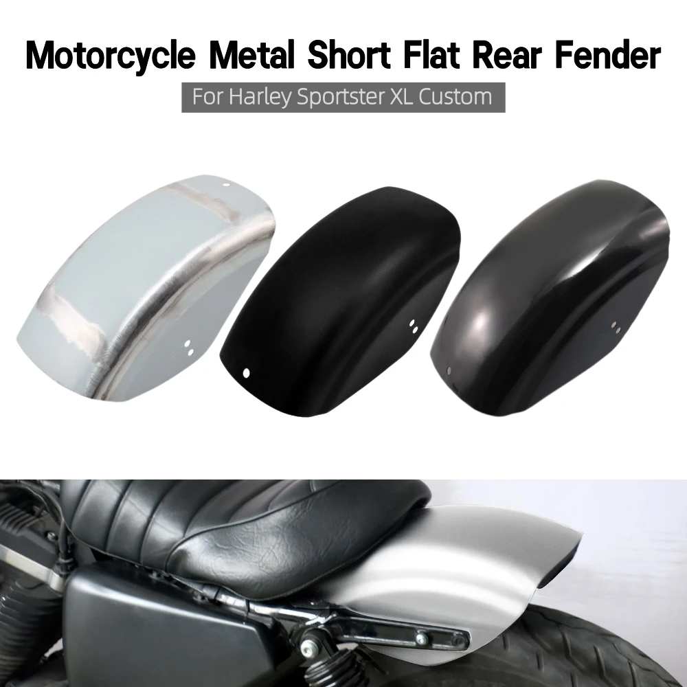 Motorcycle Short Flat Rear Fender Mudguard Metal For Harley Sportster XL Custom 883 1200 48 72 Iron Super Low Bobber Cafe Racer
Motorcycle Short Flat Rear Fender Mudguard Metal For Harley Sportster XL Custom 883 1200 48 72 Iron Super Low Bobber Cafe Racer