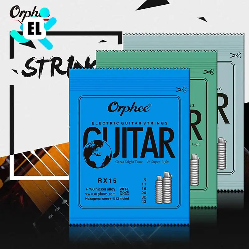 1Set Practiced Nickel Plated Steel Guitar Strings For Electric Guitar With Original Retail Package
1Set Practiced Nickel Plated Steel Guitar Strings For Electric Guitar With Original Retail Package