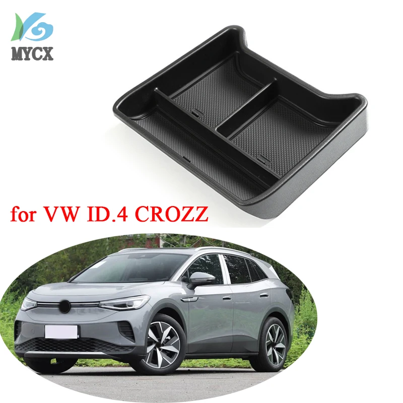 

Car Console Armrest Lower Container Storage Box Refit Fit for Volkswagen VW ID.4 ID4 ID 4 CROZZ Auto Interior Accessories
