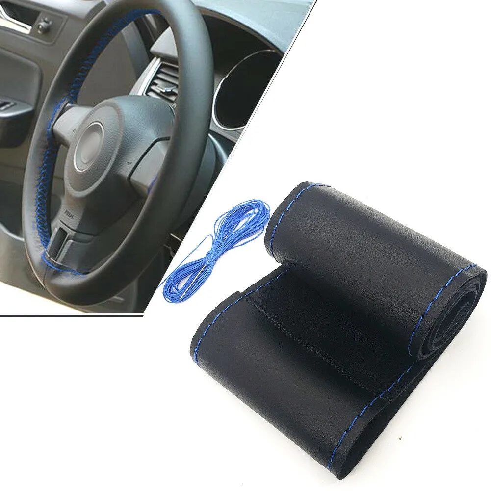DIY Soft Fiber Leather Steering Wheel Covers Universal Braid Car Steering-wheel With Needles And Thread Car Interior Accessories
DIY Soft Fiber Leather Steering Wheel Covers Universal Braid Car Steering-wheel With Needles And Thread Car Interior Accessories