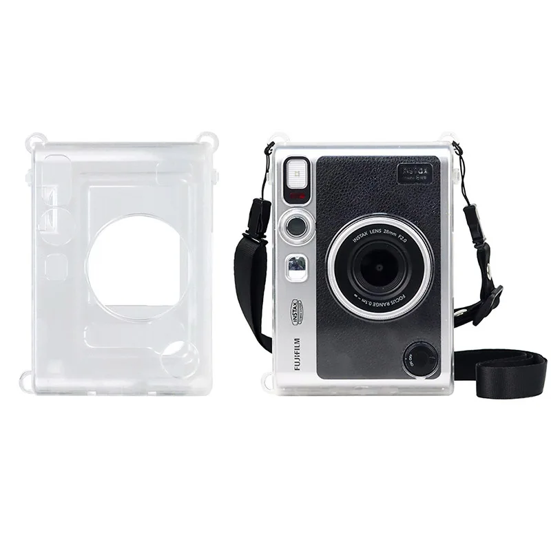 Прозрачный чехол для камеры Fujifilm Instax Mini EVO, жесткий Кристальный чехол со съемным плечевым ремнем
Прозрачный чехол для камеры Fujifilm Instax Mini EVO, жесткий Кристальный чехол со съемным плечевым ремнем
