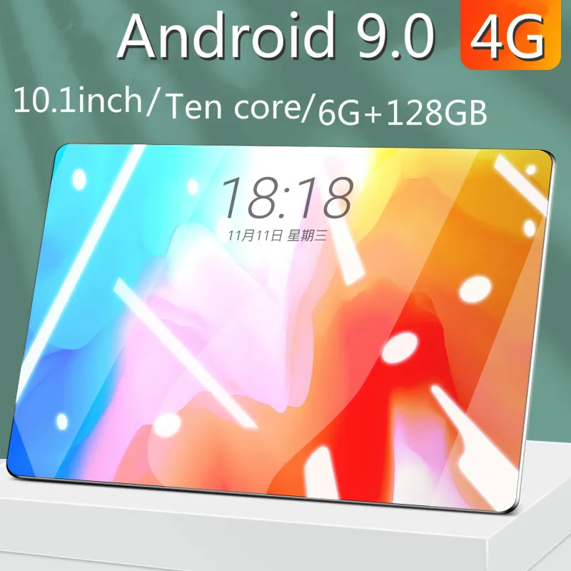 2022 New 10.1 inch Tablets Pc Android 9.0 6G+128GB Tablet Pc 4G Call Phone Tablet for Kids Gifts
2022 New 10.1 inch Tablets Pc Android 9.0 6G+128GB Tablet Pc 4G Call Phone Tablet for Kids Gifts