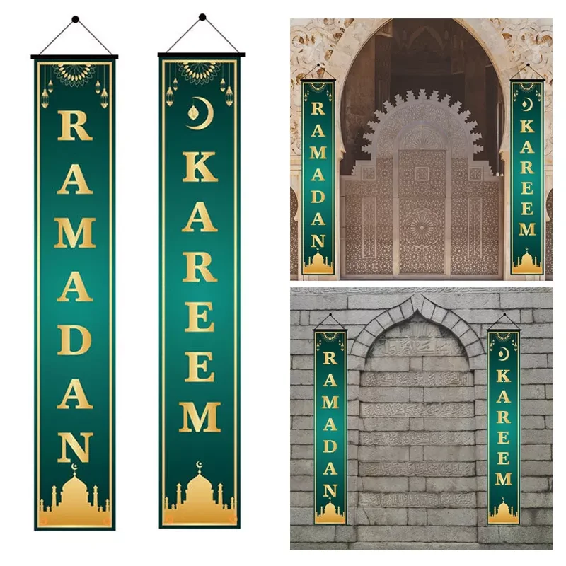 1 Pair Eid Mubarak Letter Porch Sign Ramadan Kareem Banner Hanging Sign for Indoor/Outdoor Front Door Muslim Islamic Decorations
1 Pair Eid Mubarak Letter Porch Sign Ramadan Kareem Banner Hanging Sign for Indoor/Outdoor Front Door Muslim Islamic Decorations