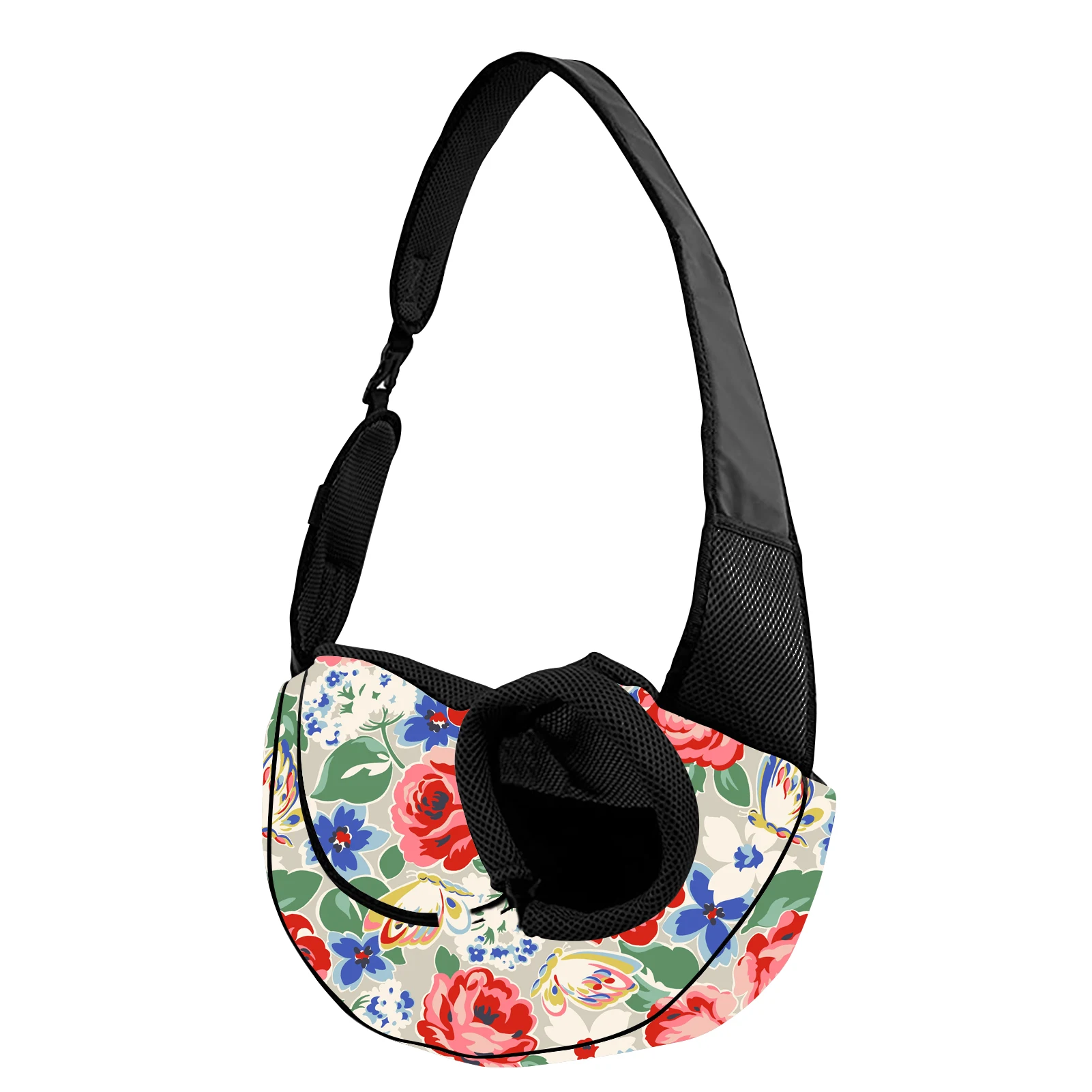 Floral Pattern Hands Free Reversible Pet Papoose Bag Outdoor Safety Cat Carrier Sling Breathable Fashion Dog Satchel
Floral Pattern Hands Free Reversible Pet Papoose Bag Outdoor Safety Cat Carrier Sling Breathable Fashion Dog Satchel