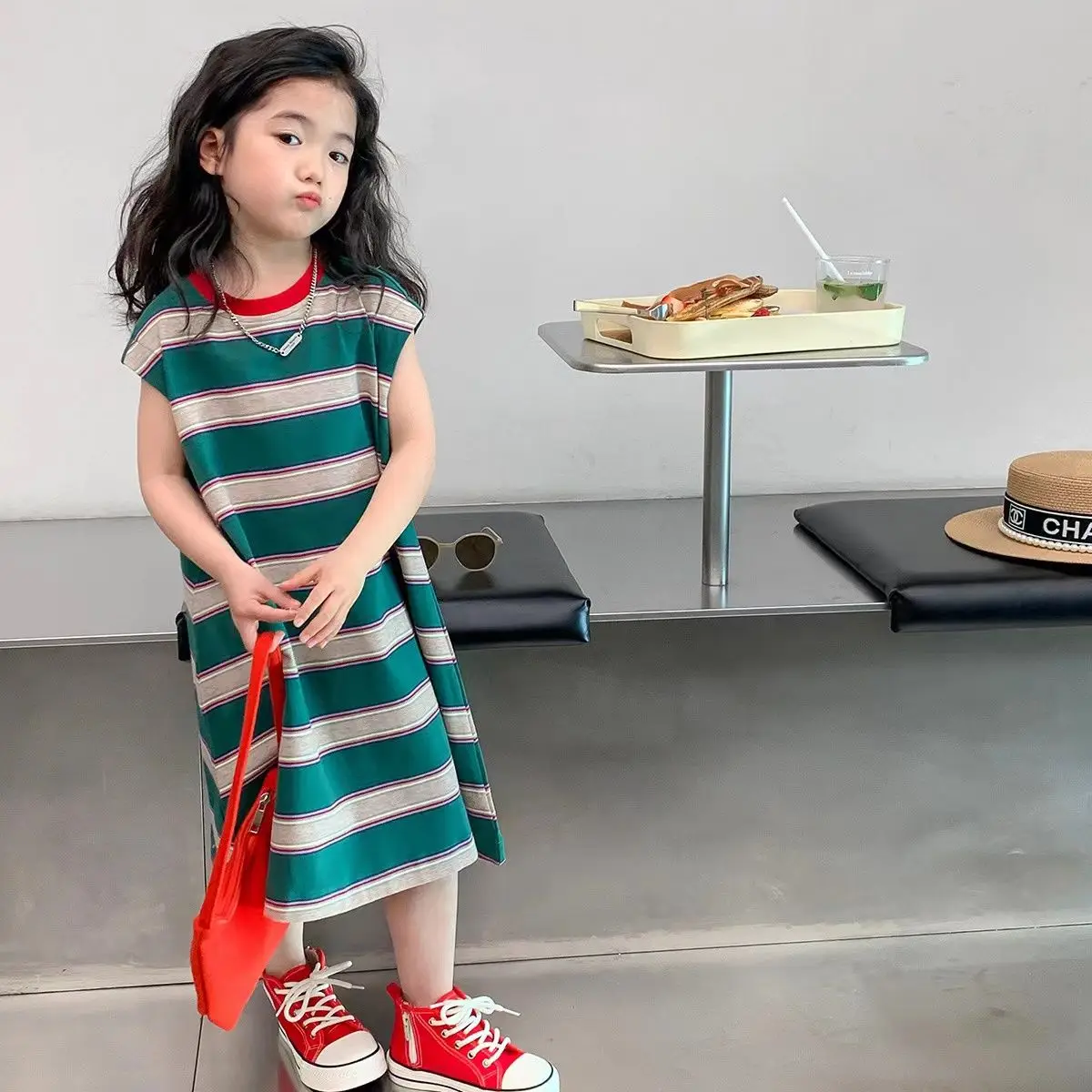Girls Casual Dresses Soft Comfortable Pretty Lovely Lively Arder Simple Fashion Loose Sweet New Pattern Artistic Korean
Girls Casual Dresses Soft Comfortable Pretty Lovely Lively Arder Simple Fashion Loose Sweet New Pattern Artistic Korean
