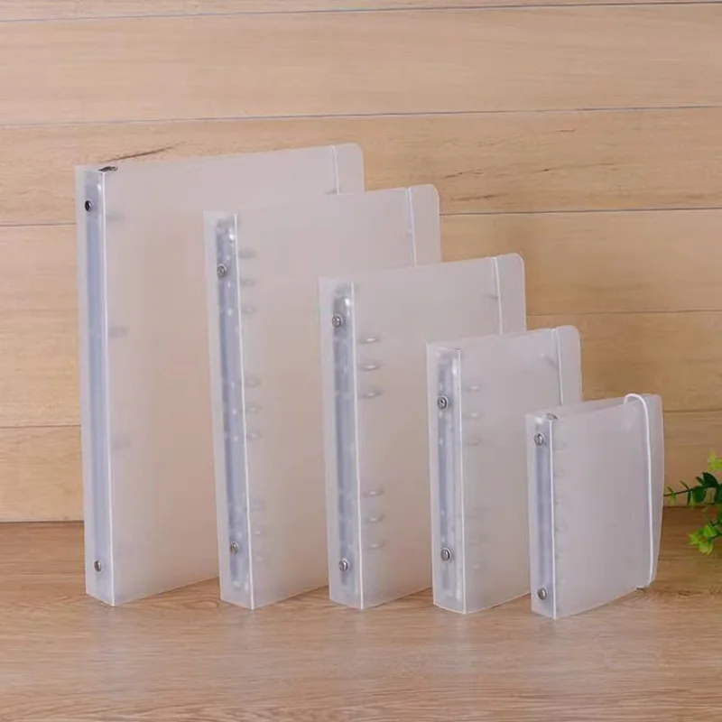 A4/A5/A6/A7 Spiral Binder Simple Style Translucent Matte Binder Loose Leaf for Notebook Journal Agenda Planner School Stationery
A4/A5/A6/A7 Spiral Binder Simple Style Translucent Matte Binder Loose Leaf for Notebook Journal Agenda Planner School Stationery