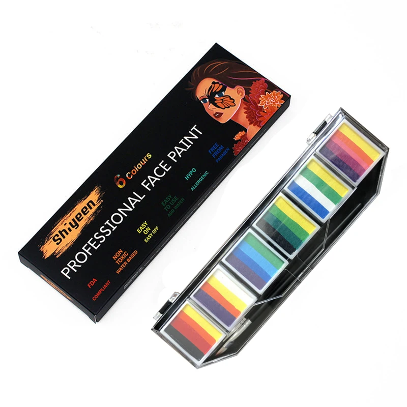 Water Based Face Body Painting Kit Flash Color pinturas maquillaje Pintura Corporal Special Kids Makeup
Water Based Face Body Painting Kit Flash Color pinturas maquillaje Pintura Corporal Special Kids Makeup