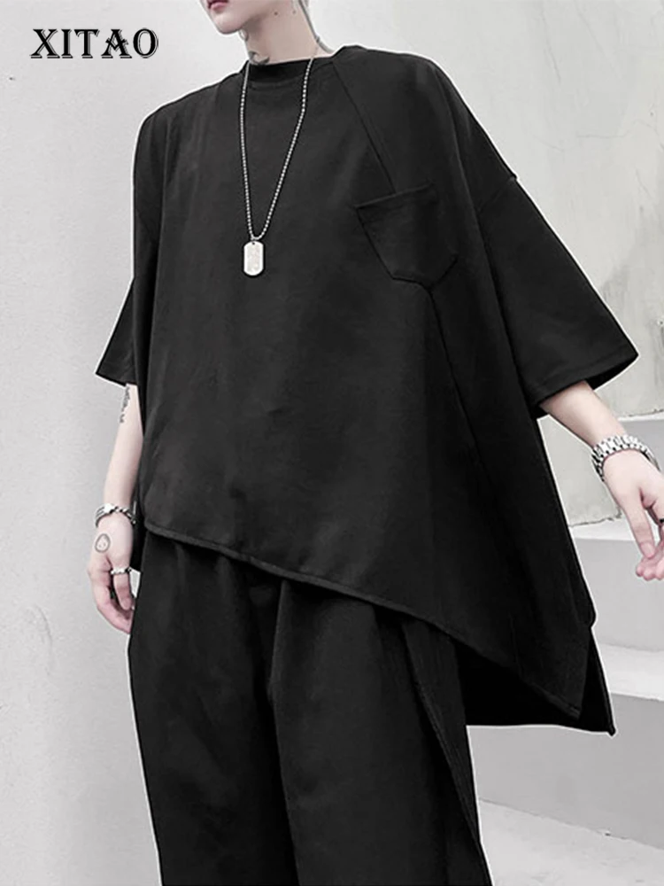 XITAO Solid Irregular T-Shirt Women Korea 2022 Summer New Arrival Personality Fashion Loose O-neck Half Sleeve T-Shirt WLD8054
XITAO Solid Irregular T-Shirt Women Korea 2022 Summer New Arrival Personality Fashion Loose O-neck Half Sleeve T-Shirt WLD8054