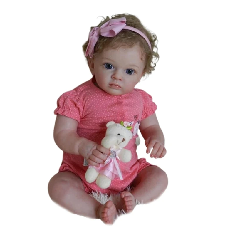 23in Simulation for Doll Caucasian with Rooted Blonde Hair & Movable Arms Legs Cloth Body for Baby Age 1
23in Simulation for Doll Caucasian with Rooted Blonde Hair & Movable Arms Legs Cloth Body for Baby Age 1