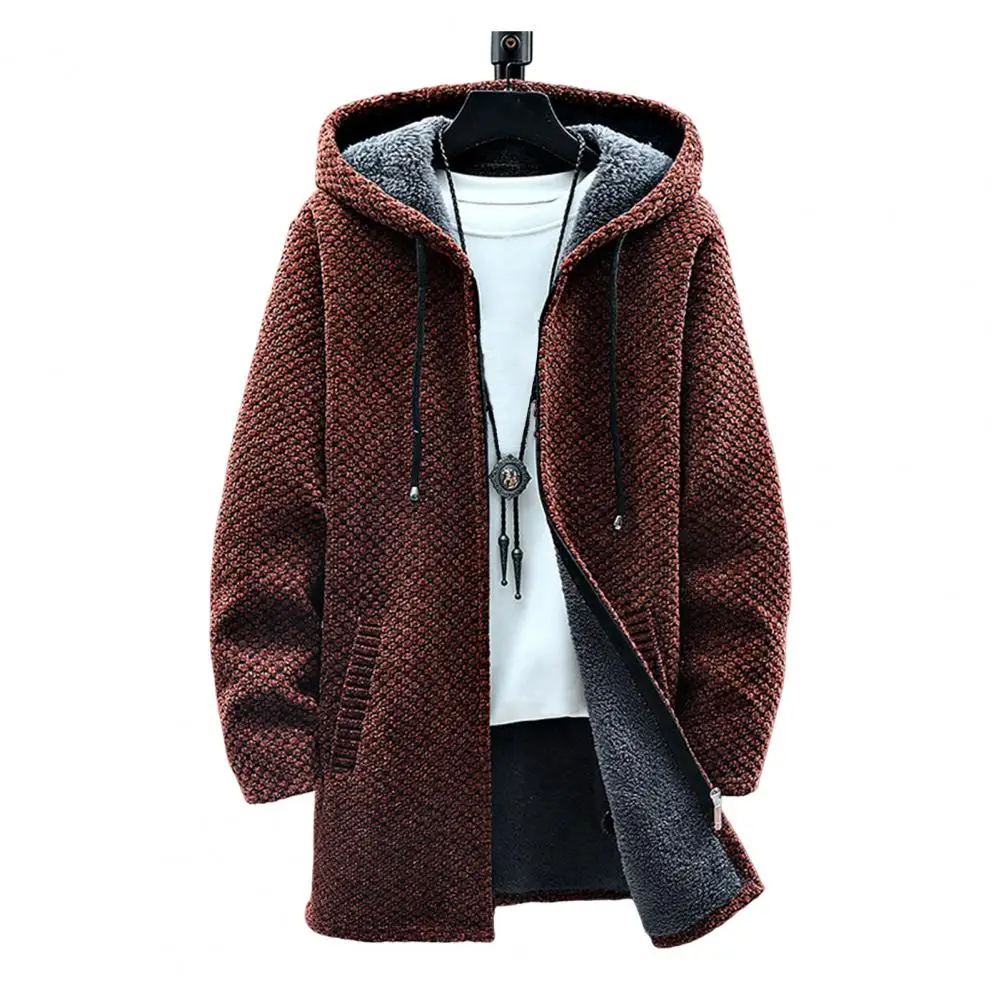 Men Sweater Stylish Zipper Knitting Jacket Long Sleeve Relaxed Fit Hooded Sweater
Men Sweater Stylish Zipper Knitting Jacket Long Sleeve Relaxed Fit Hooded Sweater