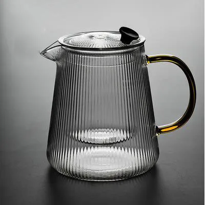 Чайный набор в японском стиле, высокоуровневый чайник из боросиликатного стекла в полоску, с фильтром, для цветочного чая в стиле кунг-фу, заварник, посуда для чая, кофе
Чайный набор в японском стиле, высокоуровневый чайник из боросиликатного стекла в полоску, с фильтром, для цветочного чая в стиле кунг-фу, заварник, посуда для чая, кофе