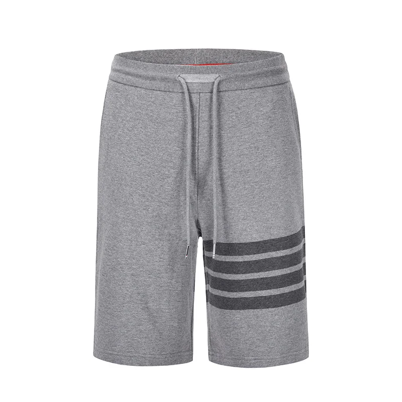 THOM Shorts Summer Luxury Brand Men's Clothing High Quality Classic Cotton Gray 4-Bar Stripes Korean Design TB Pants
THOM Shorts Summer Luxury Brand Men's Clothing High Quality Classic Cotton Gray 4-Bar Stripes Korean Design TB Pants