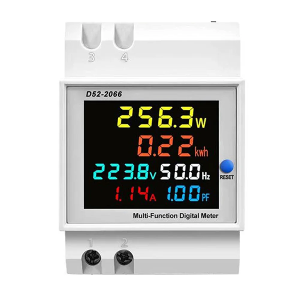 Brightness AC Power Meter 100A High Precision 6 In 1 AC Power Meter High-Precision Integrated Current Transformer
Brightness AC Power Meter 100A High Precision 6 In 1 AC Power Meter High-Precision Integrated Current Transformer