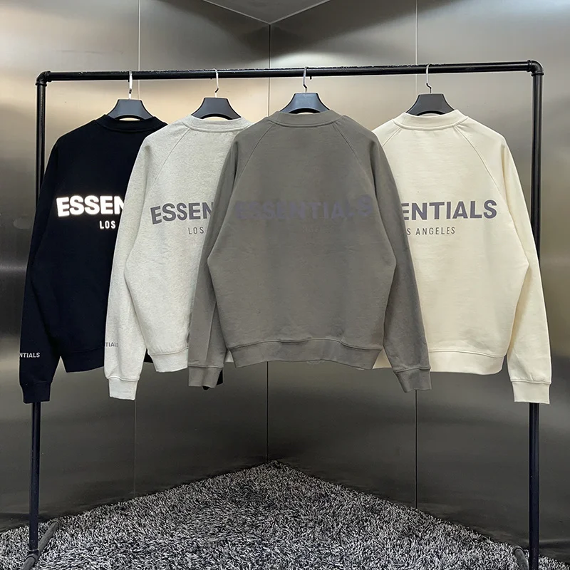 Fw21 New Fashion brand men's Essentials Sweatshirt 100% cotton 3M Reflective printing letter hip hop Loose Unisex Sweatshirts
Fw21 New Fashion brand men's Essentials Sweatshirt 100% cotton 3M Reflective printing letter hip hop Loose Unisex Sweatshirts