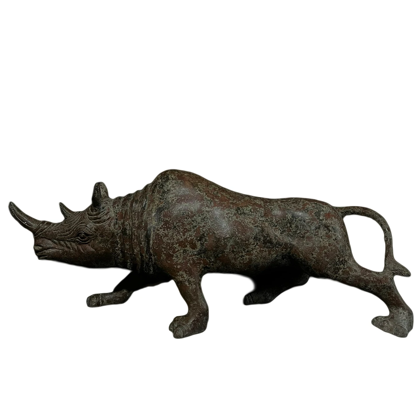LAOJUNLU Copper Red Spotted Rhinoceros Chinese Traditional Style Antiques Fine Art Gifts Crafts
LAOJUNLU Copper Red Spotted Rhinoceros Chinese Traditional Style Antiques Fine Art Gifts Crafts