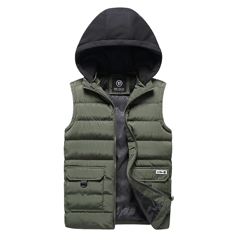 New Winter Warm and Cold-proof Men's Cotton Clothing Fashion Urban Hooded Cardigan Stand Collar Vest Jacket Men's Clothing 2022
New Winter Warm and Cold-proof Men's Cotton Clothing Fashion Urban Hooded Cardigan Stand Collar Vest Jacket Men's Clothing 2022