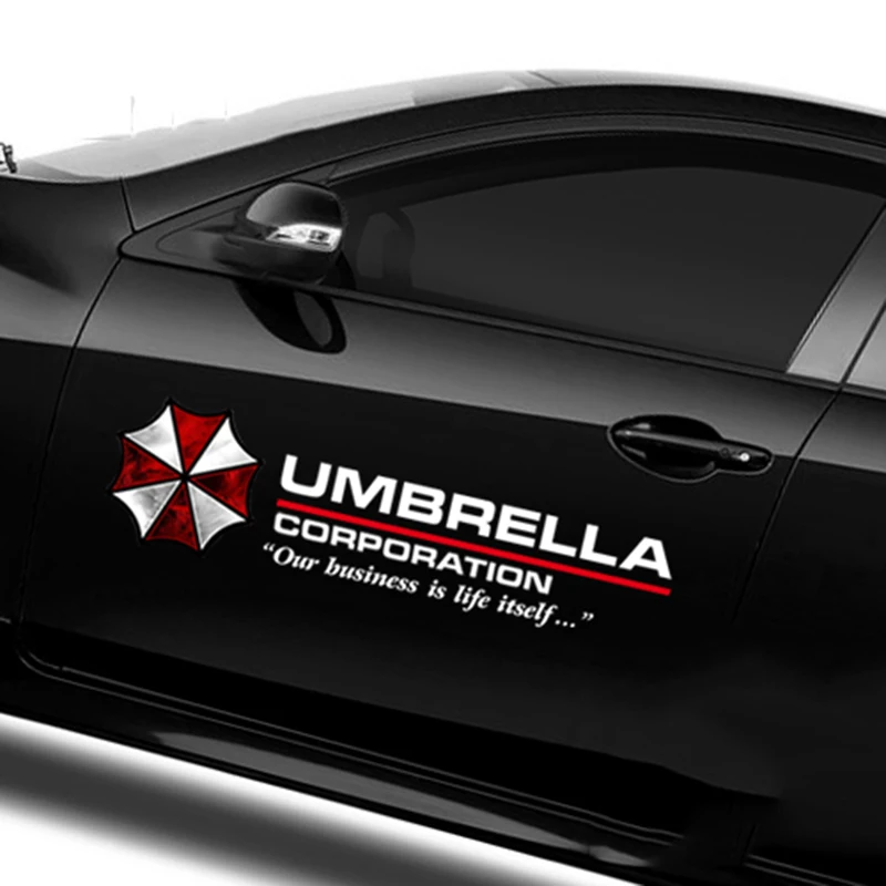35-90cm Colored Umbrella Corporation Car Styling PVC Sticker Side Door Body Garland Hood Sun Roof Fuel Cap Cool Decoration Decal
35-90cm Colored Umbrella Corporation Car Styling PVC Sticker Side Door Body Garland Hood Sun Roof Fuel Cap Cool Decoration Decal