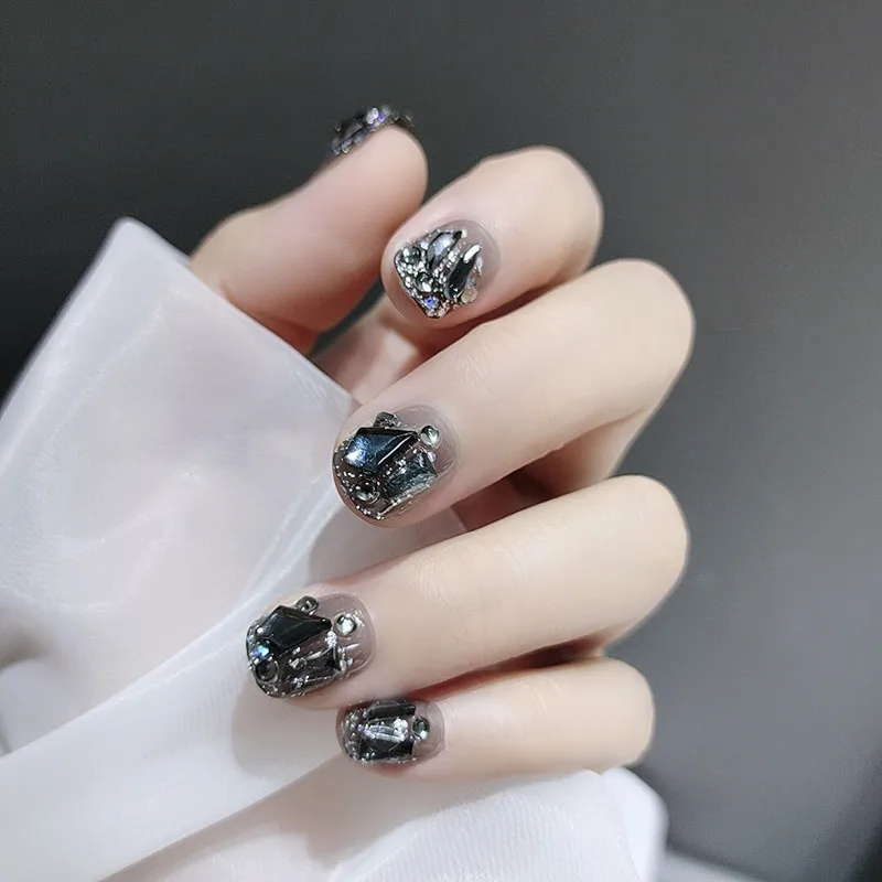 False nails with designs acrylic for nail Imitation Pearl Lace Bowknot press on nails Charming Pre Design fake nails
False nails with designs acrylic for nail Imitation Pearl Lace Bowknot press on nails Charming Pre Design fake nails