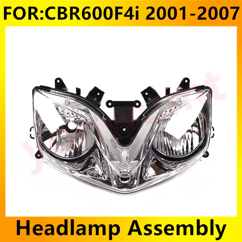 Motorcycle Front Headlight Assembly Fit For CBR600 F4i 2001 2002 2003 2004 2005 2006 2007 Headlamp Headlight Head Light Lamp
Motorcycle Front Headlight Assembly Fit For CBR600 F4i 2001 2002 2003 2004 2005 2006 2007 Headlamp Headlight Head Light Lamp