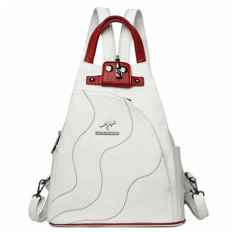 High Quality Leather Women Backpack Large Capacity School Bags for Teenage Girls Anti-theft Travel Backpack Shoulder Bag Mochila
High Quality Leather Women Backpack Large Capacity School Bags for Teenage Girls Anti-theft Travel Backpack Shoulder Bag Mochila