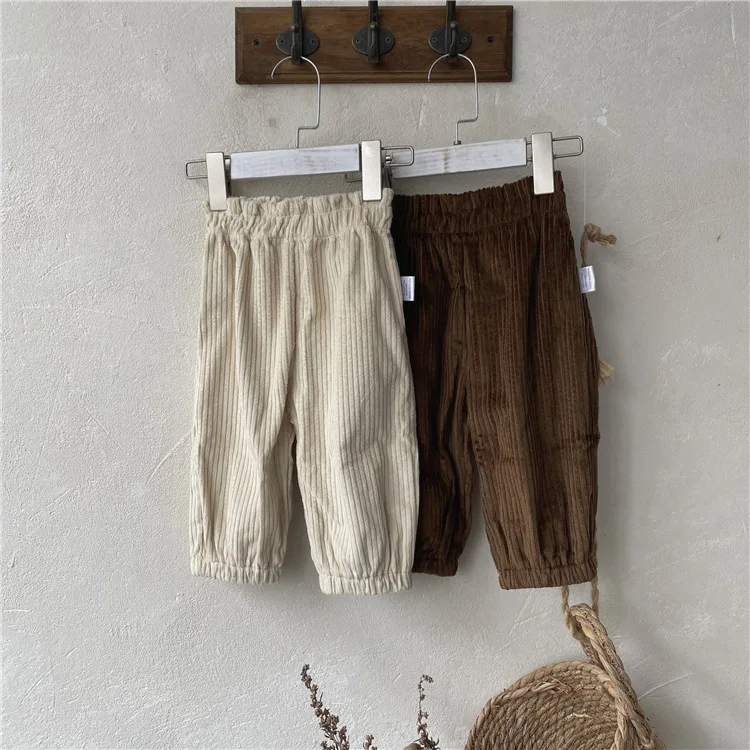 Children's autumn high-quality striped velvet casual pants boys and girls autumn trousers baby pants baby long
Children's autumn high-quality striped velvet casual pants boys and girls autumn trousers baby pants baby long