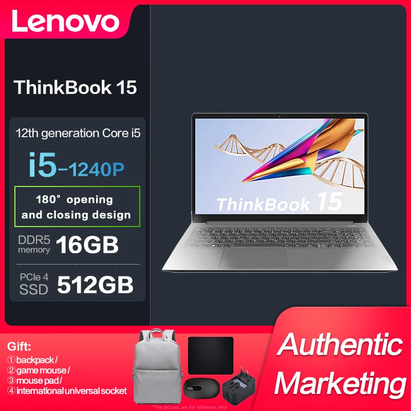 Новый ноутбук Lenovo ThinkBook 15, Intel Core i5-1240P 16 ГБ 512 ГБ SSD 15,6 дюймов, тонкий ноутбук
Новый ноутбук Lenovo ThinkBook 15, Intel Core i5-1240P 16 ГБ 512 ГБ SSD 15,6 дюймов, тонкий ноутбук